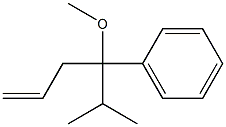 Benzene, [1-methoxy-1-(1-methylethyl)-3-butenyl]- 结构式