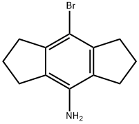 8-溴-1,2,3,5,6,7-六氢-S-INDACEN-4-胺 结构式