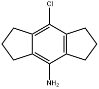 8-氯-1,2,3,5,6,7-六氢-S-INDACEN-4-胺 结构式