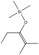 Silane, [(1-ethyl-2-methyl-1-propenyl)oxy]trimethyl- 结构式