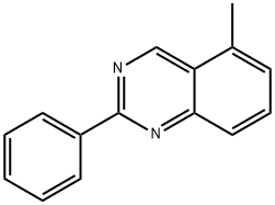 5-methyl-2-phenylquinazoline 结构式