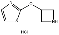 2-(azetidin-3-yloxy)thiazole hydrochloride 结构式