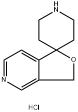 3H-Spiro[furo[3,4-c]pyridine-1,4'-piperidine] hydrochloride 结构式