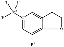 2,3-二氢-1-苯并呋喃-5-基三氟硼酸钾 结构式