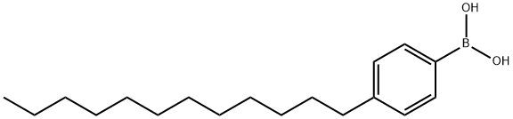 (4-Dodecylphenyl)boronic acid 结构式