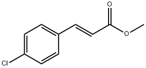 (E)-丙烯酸甲酯3-(4-氯苯基) 结构式