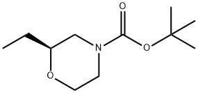 (S)-tert-butyl 2-ethylmorpholine-4-carboxylate 结构式