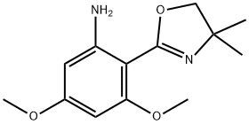 2-(4,4-dimethyl-4,5-dihydrooxazol-2-yl)-3,5-dimethoxyaniline 结构式