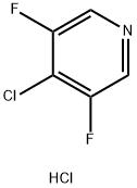 4-氯-3,5-二氟吡啶盐酸盐 结构式