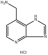1-{3H-imidazo[4,5-b]pyridin-7-yl}methanamine dihydrochloride 结构式