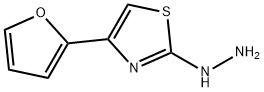 4-(2-Furyl)-2-hydrazinothiazole 结构式