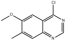 4-chloro-6-methoxy-7-methylquinazoline 结构式