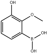 3-羟基-2-甲氧基苯基硼酸 结构式