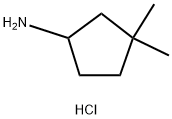 3,3-二甲基环戊烷-1-胺盐酸盐 结构式