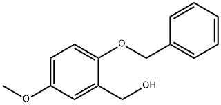 (2-苄氧基-5-甲氧基-苯基)-甲醇 结构式