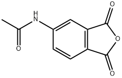 N-(1,3-二氧代-1,3-二氢异苯并呋喃-5-基)乙酰胺 结构式