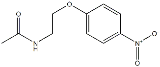 Acetamide,N-[2-(4-nitrophenoxy)ethyl]- 结构式