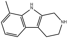 8-Methyl-2,3,4,9-tetrahydro-1H-beta-carboline 结构式