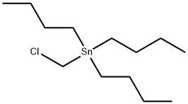 三丁基(氯甲基)锡烷 结构式