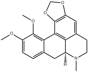 5H-Benzo[g]-1,3-benzodioxolo[6,5,4-de]quinoline,6,7,7a,8-tetrahydro-11,12-dimethoxy-7-methyl-, (S)- (9CI) 结构式