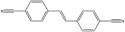 4,4'-[(E)-1,2-乙烯二基]二苯甲腈 结构式