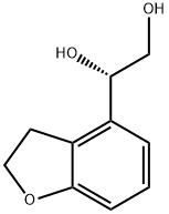 (S)-1-(2,3-二氢苯并呋喃-4-基)乙烷-1,2-二醇 结构式