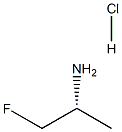 (R)-1-氟-2-丙胺盐酸盐 结构式