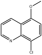 8-氯-5-甲氧基喹啉 结构式