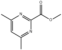 4,6-二甲基嘧啶-2-羧酸甲酯 结构式