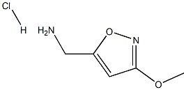 (3-methoxyisoxazol-5-yl)methanamine HCL 结构式