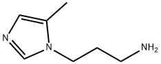 3-(5-METHYL-1H-IMIDAZOL-1-YL)PROPAN-1-AMINE 结构式