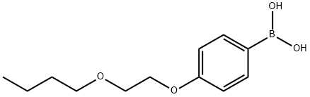 4-(2-丁氧基乙氧基)苯基硼酸 结构式
