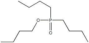 Phosphinic acid, dibutyl-, butyl ester 结构式