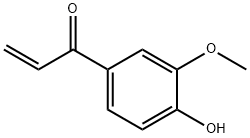 2-Propen-1-one, 1-(4-hydroxy-3-methoxyphenyl)- 结构式