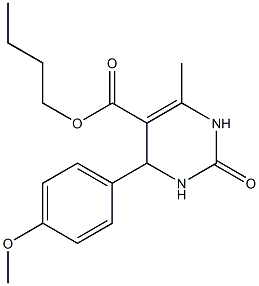 4-(4-Methoxy-phenyl)-6-methyl-2-oxo-1,2,3,4-tetrahydro-pyrimidine-5-carboxylic acid butyl ester