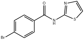 4-BROMO-N-THIAZOL-2-YL-BENZAMIDE 结构式