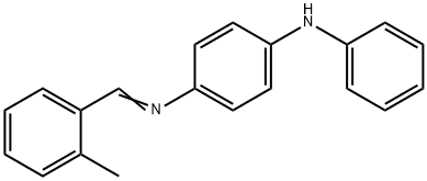 N-(2-methylbenzylidene)-N'-phenyl-1,4-benzenediamine 结构式