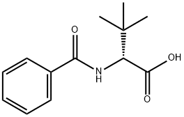N-苯甲酰基-D-叔亮氨酸 结构式