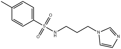 N-[3-(1H-imidazol-1-yl)propyl]-4-methylbenzenesulfonamide 结构式