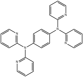 1,4-苯二胺,N1,N1,N4,N4-四-2-吡啶基 结构式