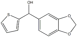 1,3-benzodioxol-5-yl(thiophen-2-yl)methanol 结构式