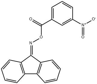 9H-fluoren-9-one O-(3-nitrobenzoyl)oxime 结构式