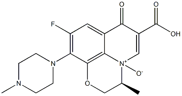 左氧氟沙星杂质 结构式