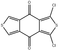 1,3-二氯苯并[1,2-C:4,5-C]二噻吩-4,8-二酮 结构式