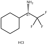 (S)-1-环己烷基-2,2,2-三氟乙烷-1-胺 盐酸盐 结构式