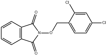 2-(2,4-dichlorobenzyloxy)isoindole-1,3-dione 结构式