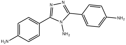 2,5-bis(4-aminophenyl)-4-amino-1,2,4-triazole 结构式
