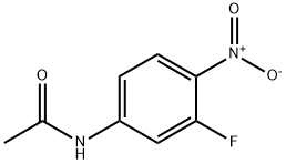 N-(3-氟-4-硝基苯基)乙酰胺 结构式