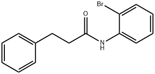 N-(2-溴苯基)-3-苯基丙酰胺 结构式