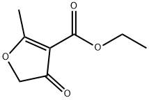 3-Furancarboxylic acid, 4,5-dihydro-2-methyl-4-oxo-, ethyl ester 结构式